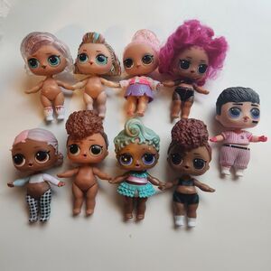 Over 100 Pieces! Lot of LOL Surprise 3" Dolls Accessories Heads Bodies Pets
